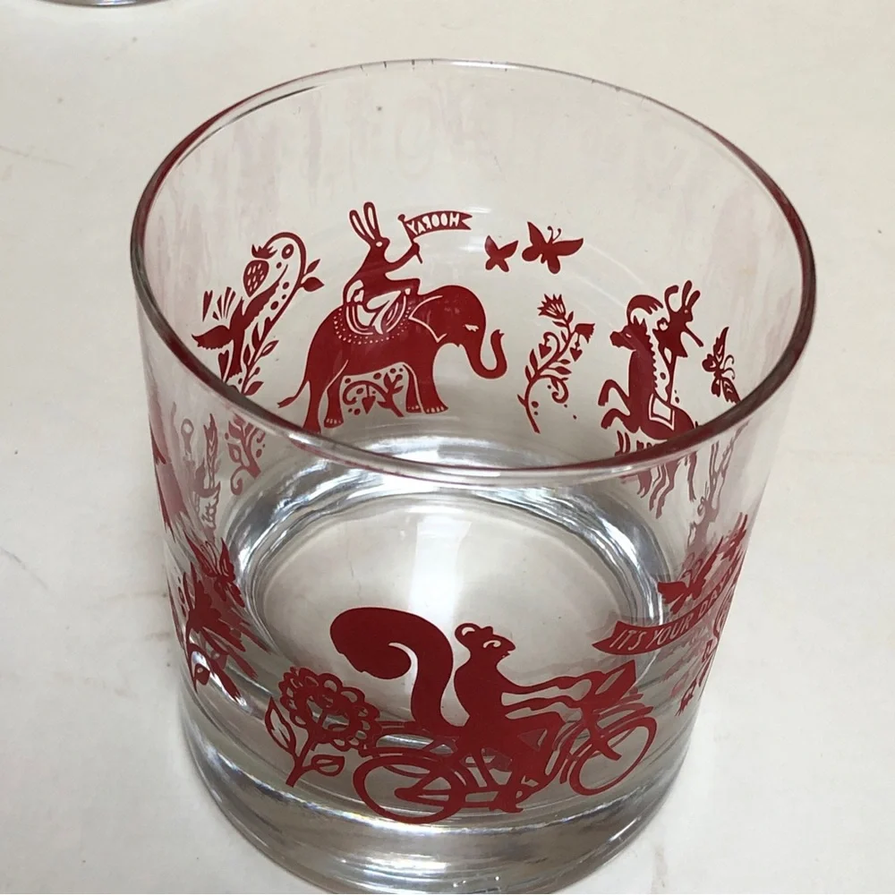 It’s your day 4 set Crate & Barrel glasses cups